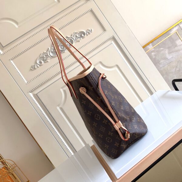 Louis Vuitton Neverfull MM Monogram Canvas Beige - Original Quality - Image 2