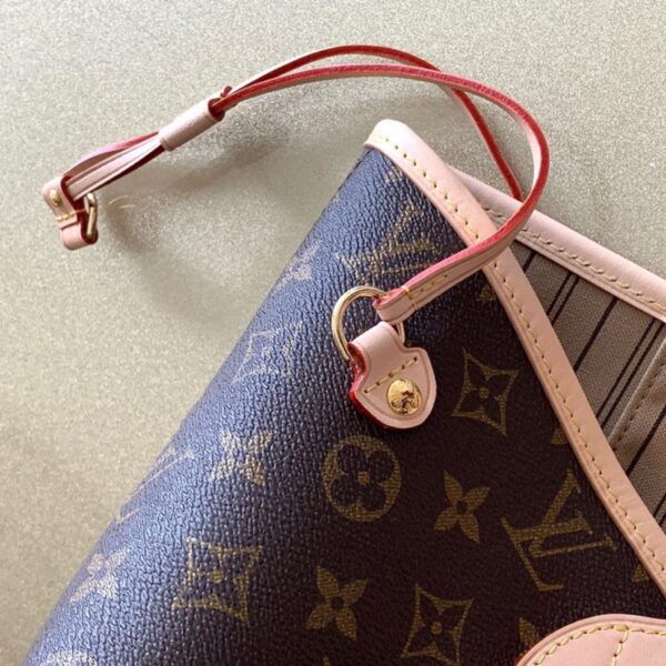Louis Vuitton Neverfull MM Monogram Canvas Beige - Original Quality - Image 5
