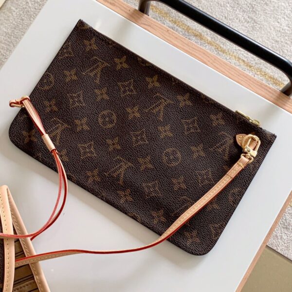 Louis Vuitton Neverfull MM Monogram Canvas Beige - Original Quality - Image 7