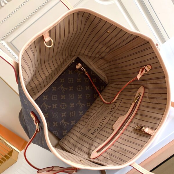 Louis Vuitton Neverfull MM Monogram Canvas Beige - Original Quality - Image 8