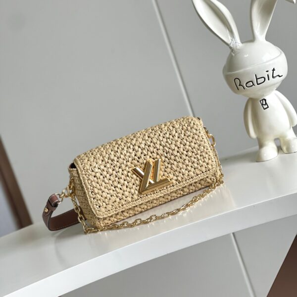 LV Twist West Raffia Bag - Original Quality