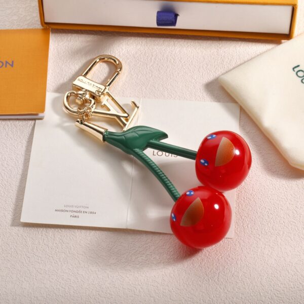 LV x TM Cerise Bag Charm - Original Quality - Image 3