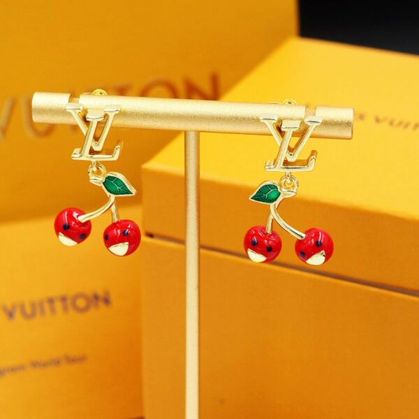 Louis Vuitton x Murakami Cerise Earrings - Original Quality - Image 3