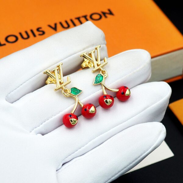 Louis Vuitton x Murakami Cerise Earrings - Original Quality - Image 5