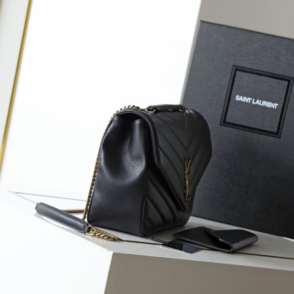 Saint Laurent Loulou Large Bag Black Lambskin - Original Quality - Image 2