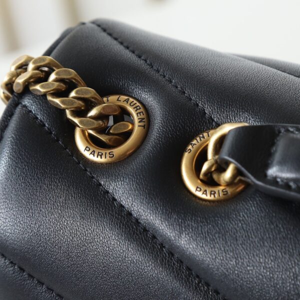 Saint Laurent Loulou Large Bag Black Lambskin - Original Quality - Image 7
