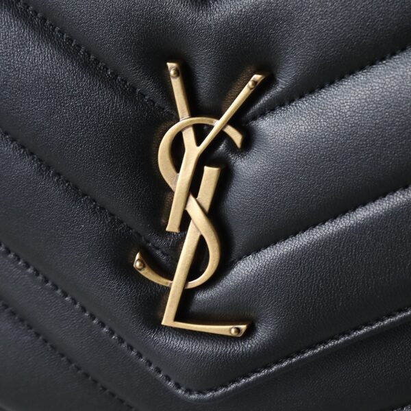 Saint Laurent Loulou Large Bag Black Lambskin - Original Quality - Image 8